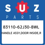 83110-62J30-BWL Suzuki Handle Assy,door Inside,r 8311062J30BWL, New Genuine Oem. Fixed Price $56.14.