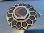 (1) Dino Aluminum Rim Wheel Center Hubcap Cover Like Bbs Style Black. Fixed Price $60.00.