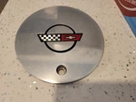 Chevy Corvette Center Caps (4) Polished Aluminum Fits 1988-1989 17" Alloy Wheels. Fixed Price $299.98.