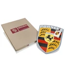 New Original Porsche Classic Color Crest Shield Enamel Wall Sign Metal Historic. Fixed Price $599.99.