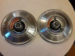 ** (2) Vintage 1966 Chrysler 300 14" Hubcaps P/n's 2781649 Wheel Covers. Fixed Price $100.00.
