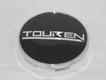 Touren Wheels 12152085F-1 12152085F-3 Black Logo Chrome Rim Center Cap. Fixed Price $29.95.