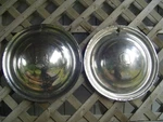 Two Vintage Lyon Classic Antique Rat Rod Hubcaps Wheel Covers Center 15. Fixed Price $247.50.