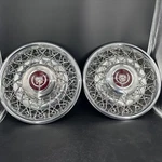 1986-92 Cadillac Fleetwood Brougham 15" Wire Hubcaps Pair Nos Gm Oe Wheel Covers. Fixed Price $359.10.