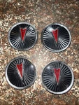 1977-1987 Pontiac Wire Wheel Medallion Gm, 831109-2, Set Of 4. Fixed Price $74.20.