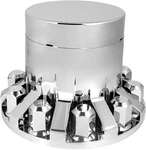 Gg Grand General 40265 Chrome Abs Delux Rear Axle Cover Set Flat Hub 33MM Hex. Fixed Price $74.00.