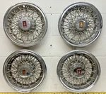 Oem Gm Set Of 14" Wire Hub Caps 4094B 22519903 83-88 Oldsmobile Cutlass (W487). Fixed Price $233.71.