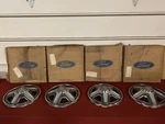 Nos 1969 Ford Mustang Hubcaps C9ZZ-1130-A Fomoco Grande. Fixed Price $450.00.