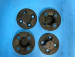 New Set Of Black Hub Caps For 1970-1976 Triumph TR6. Fixed Price $119.95.