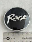 Rage React Custom Wheels Chrome Snap-in Rim Hub Cover Center Cap C-287. Fixed Price $35.00.