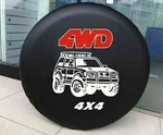 Universal Spare Wheel Tire Tyre Soft Cover 4WD Size 15" 16" 17" For All Car #8. Fixed Price $57.46.