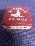 National Oil Pair Set 331301N- Front Inner Seal- Buick Lesabre 61-70 New. Fixed Price $12.95.