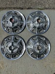 1966 Ford Fairlane 14 Spinner Hubcaps Wheel Covers Nice Drivers Blemishes. Fixed Price $99.99.