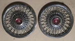 2 Used 1967 1968 1969 Ford Mustang 14 In Wire Hubcaps Wheel Covers C7ZZ-1130-E. Fixed Price $175.00.