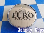 Euromax Wheels 2 Chrome Center Caps # CAP649 Custom Hub (1). Fixed Price $22.31.