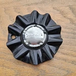 Sacchi Custom Wheel Center Cap, Black, Part # 558770F-03 01 Damaged. Fixed Price $49.95.