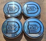 Dropstars D22 Custom Wheel Center Cap Set, (4 Pieces) Chrome, Part # 19171566. Fixed Price $139.95.