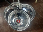 1955-56 Ford Thunderbird Fairline Vintage Hubcaps Set Of 4. Fixed Price $100.00.