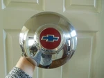 1949 Chevrolet Bowtie Nos Chevy Dog Dish. Fixed Price $125.00.