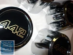 1974-87 Oldsmobile Cutlass 442 Ssiii Snap On Center Caps With Gold Each. Fixed Price $59.99.
