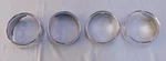 Nos Oem Ford 1964 Galaxie Grille Head Light Door Bezels Set 500 Xl Ltd. Fixed Price $959.00.