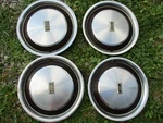 Gently/used 1978-80 Oldsmobile Cutlass 14 " Wheelcover Set/four Clean/stainless. Fixed Price $149.00.