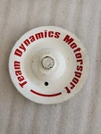 Team Dynamics/ Unknown Silver Custom Wheel White #LC45 (for 1 Cap). Fixed Price $25.00.