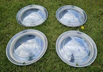 Set Of 1949-1950 Custom 15" Wheel Covers. Fixed Price $99.00.