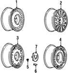 Genuine Gm Center Cap 3543663. Fixed Price $159.48.