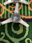 05 09FORD Mustang Tri Bar Spinner Oem Center Cap #21044 1PIECE Good Condition. Fixed Price $30.00.