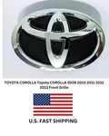 2009 2013 140MM Fit For Toyota Corolla Black Chrome Front Grill Emblem Bumper. Fixed Price $13.89.