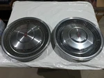 Wheel Covers Pair Vintage 1970 Oldsmobile Delta 88 98 15" Deluxe Hubcap Used. Fixed Price $44.90.