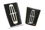 Set New 2011 Lincoln Town Car Trunk-hood Emblem-badge Restoration Overlay. Fixed Price $36.95.