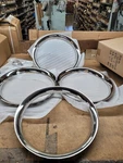 Polished Stainless Steel, 14IN. Smooth Style. Hot Rod 8A-18303-14 Ford. Fixed Price $100.00.