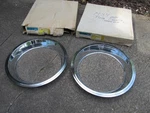 Nos 1968-75 Chevrolet Camaro Gm 475020 14X7 Rally Wheel Trim Ring Pair (2). Fixed Price $274.99.