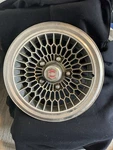 14" Chevy Malibu Camino Oem Wheel Hub Cap Chrome Red & Silver 14009861. Fixed Price $39.99.