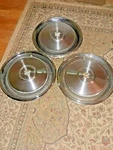 1963-1970 Cadillac Wheel Covers Fleetwood Deville Limo Three. Fixed Price $95.00.