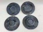 Chrysler Crossfire Center Caps (4) Oem Used Set Painted Black 04-07 A1934000025. Fixed Price $99.99.