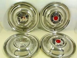 1951 1952 1953 Dodge Hubcaps 15" Wheel Covers 1324550 Set Of. Fixed Price $225.00.