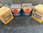 (4) Nos Headlight Beams, 12 VOLT,4 Headlamp System, Eveready & Ge 4000 4001 4002. Fixed Price $65.00.