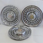 3 Cadillac Motor Car Division Vintage 17" Hubcaps Late 50'S - Early 60'S. Fixed Price $238.00.