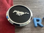 #rv 1) 2003-09 Ford Mustang Chrome Black Wheel Center Cap 5W1J 1A096 Ba. Fixed Price $18.95.
