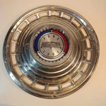 1965 Ford Galaxie Hubcap Center Insert 14 Inch. Fixed Price $45.00.