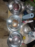 (3) 1954 Mercury Monterey Sun Valley Hubcap Grand Marquis Montclair Wheel Cover. Fixed Price $125.00.