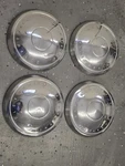 1970-1972 Oldsmobile Cutlass 442 Dog Dish Poverty Cap Set 10.5" Full Drivers. Fixed Price $75.00.