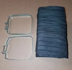 Square Heater Duct Hose & Clamps 1955-57 T-bird 1952-1956 Ford Mercury. Fixed Price $40.95.