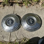 2 Oem Ford Mustang Poverty Dog Dish Hubcap 14" 1968-1970. Fixed Price $125.00.