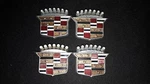 63 64 65 66 67 68 69 70 71 Cadillac Hubcap Wheel Cover Center Crest Emblem Set. Fixed Price $135.00.