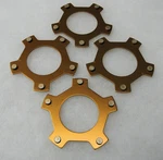 Gen 1.1 Kool Caps! For 20" Tuff Wheel Ii's, In Gold, Bmx. Fixed Price $40.00.