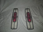 Pair Of 1965 Cadillac Deville Tail Light Lens & Bezel Right Or Left Good. Fixed Price $100.00.